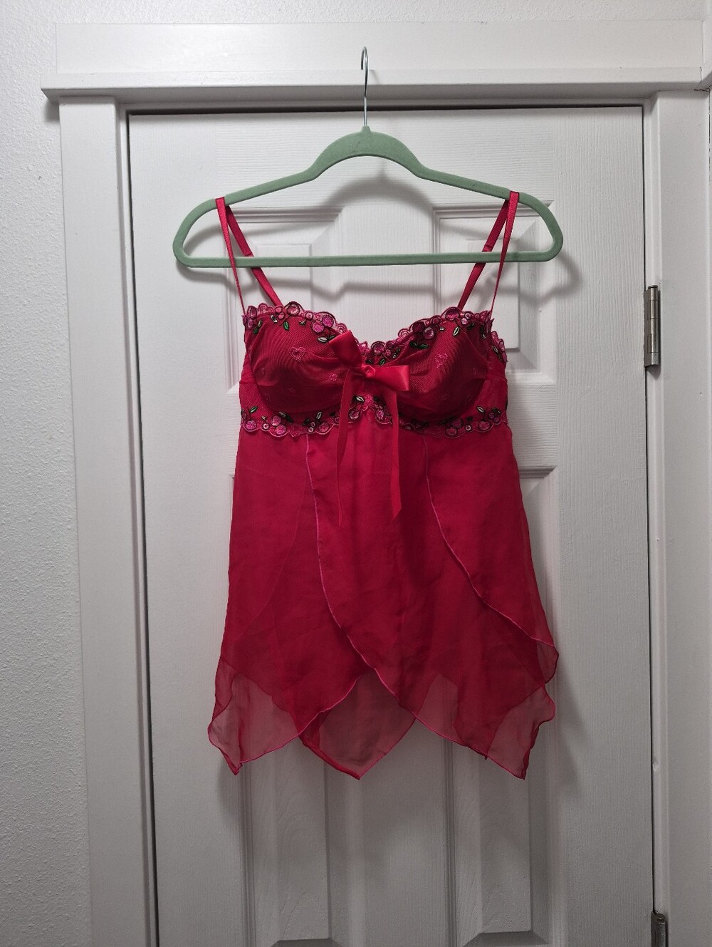 Victoria's Secret Sexy Kittle Things 2007 Red With Cherry And Heart